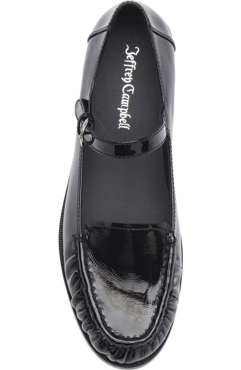 Jeffrey Campbell Lillith Mary Jane Flat, Alternate, color, Black Patent