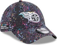 New Era Men's New Era Black Tennessee Titans 2025 NFL Crucial Catch 39THIRTY Flex Hat