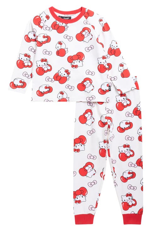 x Hello Kitty Kids' Fitted Two-Piece Pajamas (Toddler, Little Kid & Big Kid)