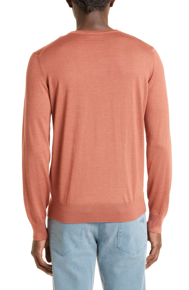 ZEGNA Casheta Light Stretch Cotton Sweater, Alternate, color, 