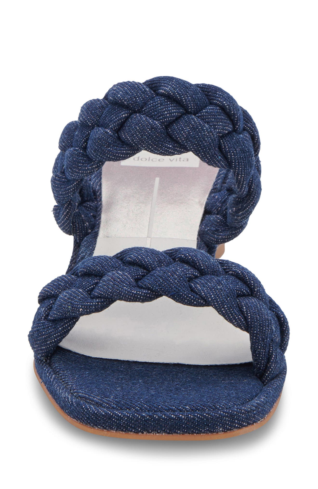 Dolce Vita Ronin Slide Sandal, Alternate, color, Indigo Denim