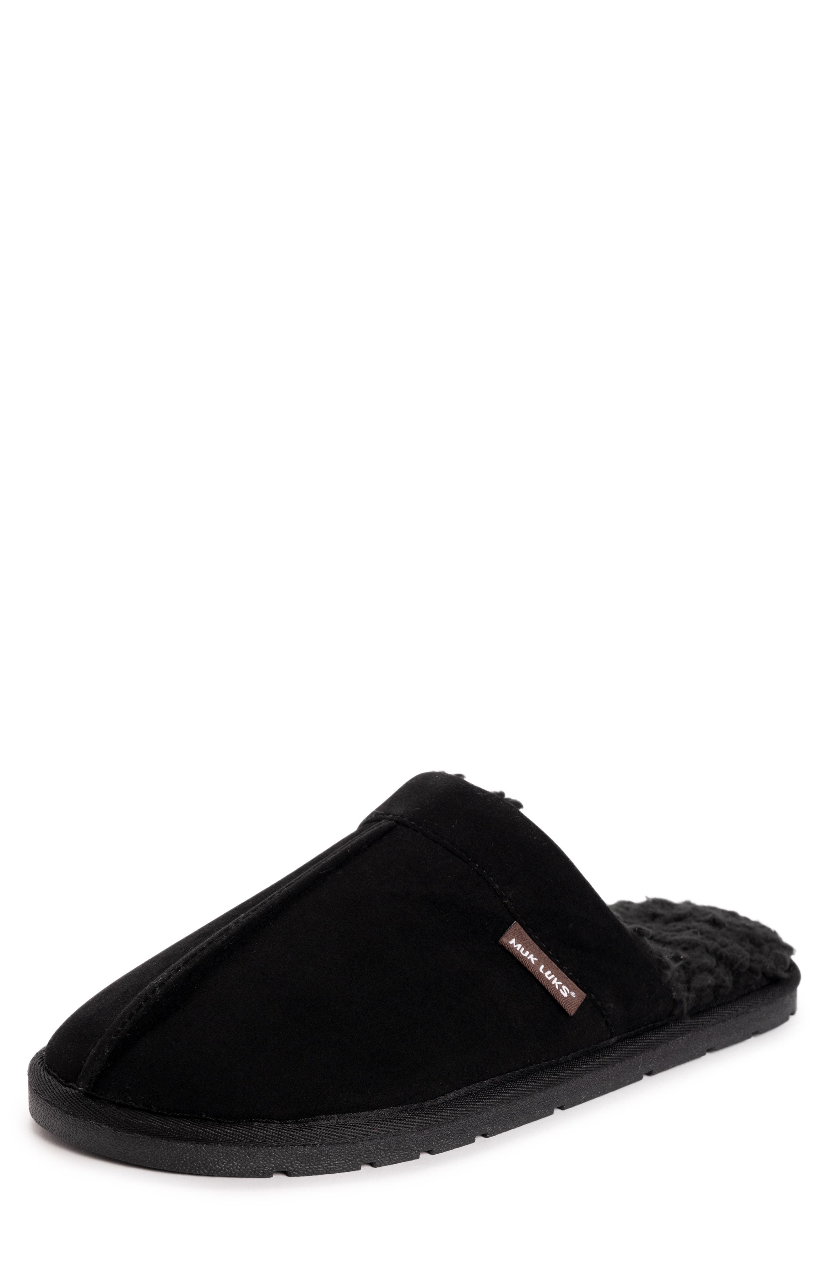 MUK LUKS Abbot Faux Shearling Lined Slipper, Alternate, color, 