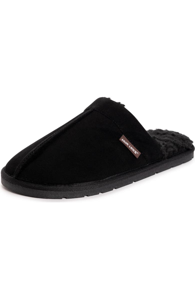 MUK LUKS Abbot Faux Shearling Lined Slipper, Alternate, color,