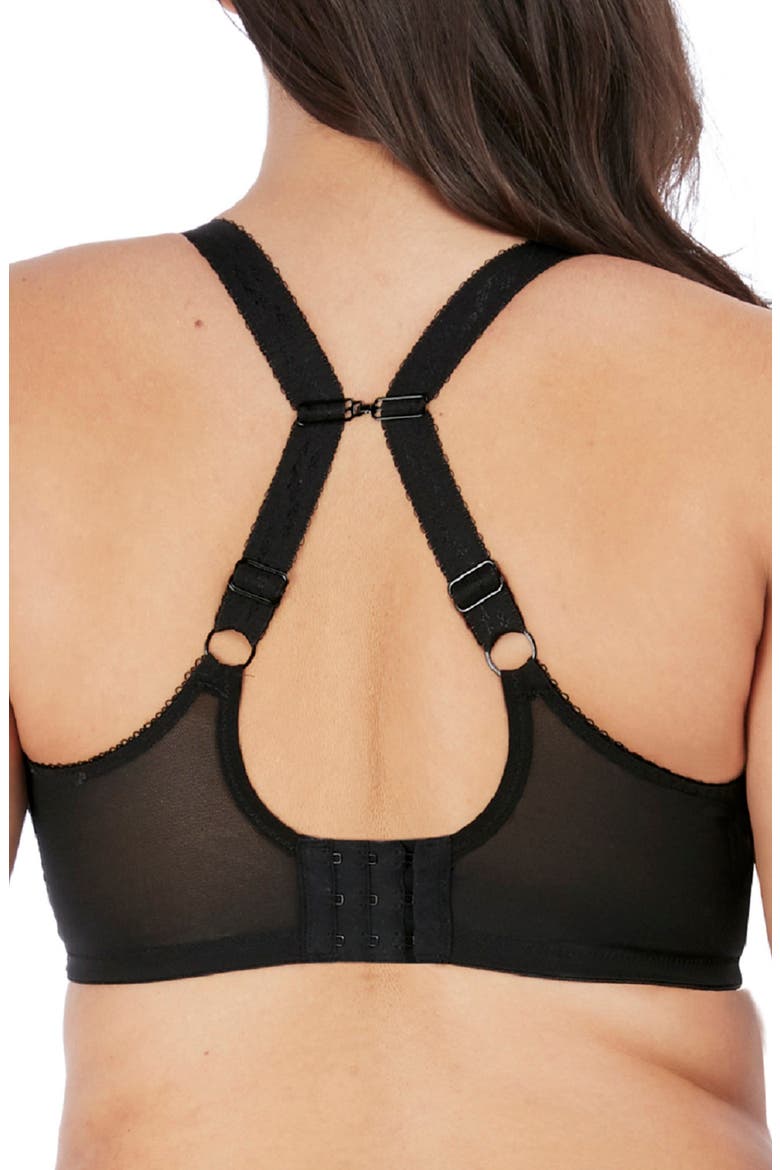 Charley Full Figure Underwire Plunge Bra, Alternate, color, JET