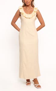 Petal & Pup Brienne Ruffle Maxi Dress