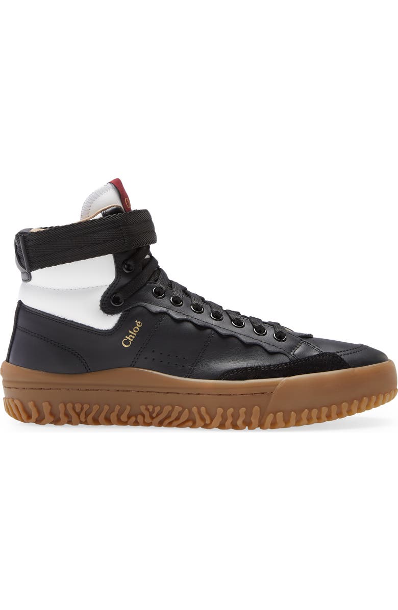 Chloé Franckie High Top Sneaker, Alternate, color,