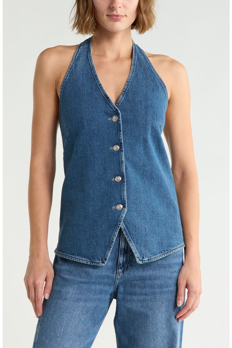Matilda Denim Vest, Main, color, MILTON
