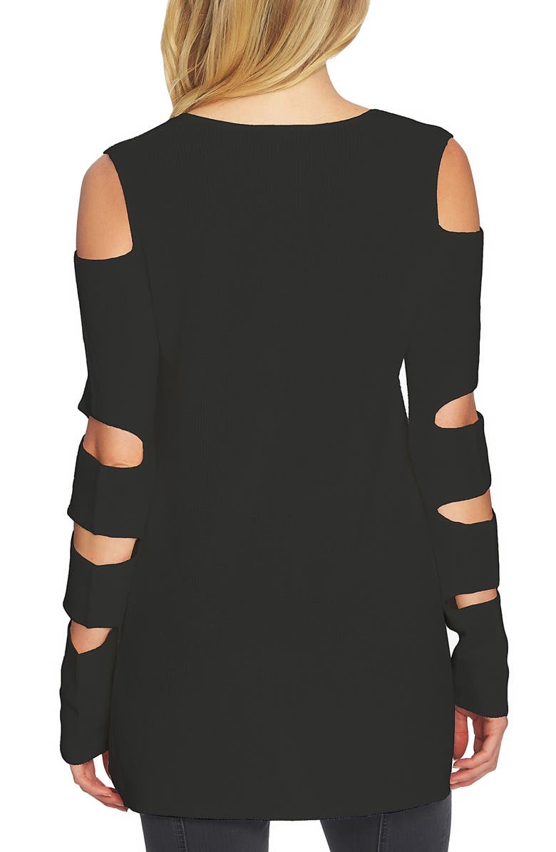 1.STATE Cutout Sweater, Alternate, color,
