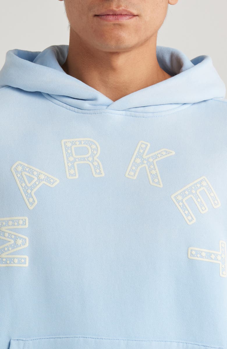 MARKET Starry Arc Logo Cotton Graphic Hoodie, Alternate, color, 