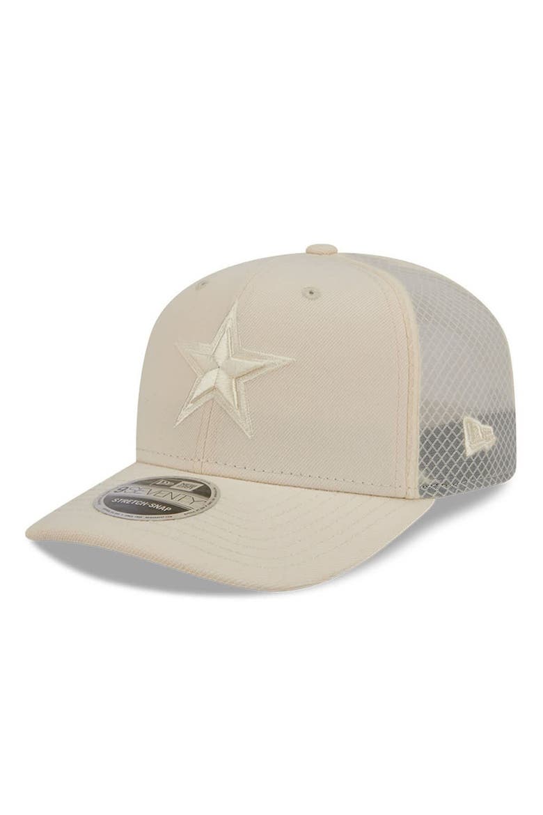 Men's New Era  Cream Dallas Cowboys Color Pack 9SEVENTY Adjustable Hat, Main, color, Cream