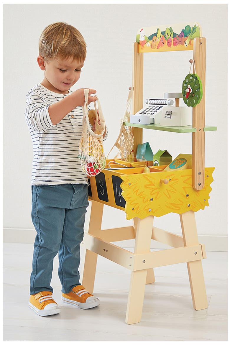 Farm Market Stand Play Set, Alternate, color, YELLOW