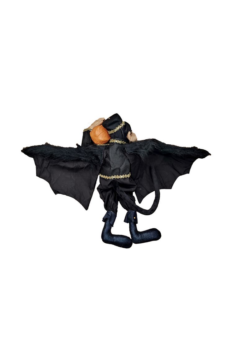 Macbeth Monkey Halloween Art Doll Figurine, Alternate, color, Black