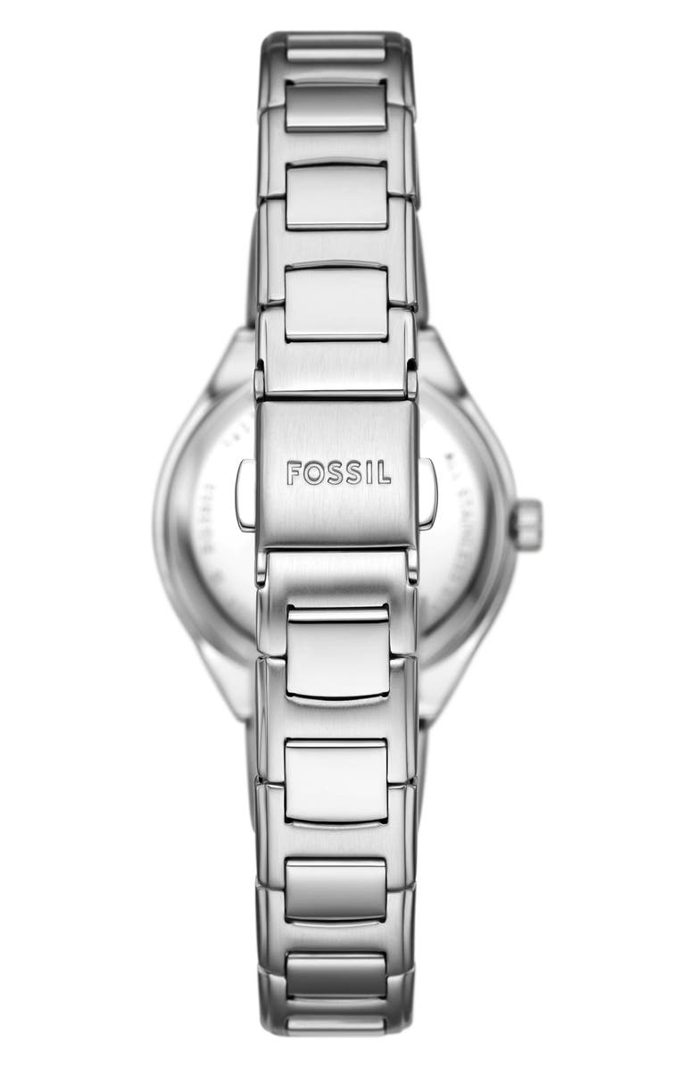 Fossil Eevie Bracelet Watch, 36mm, Alternate, color, Silver