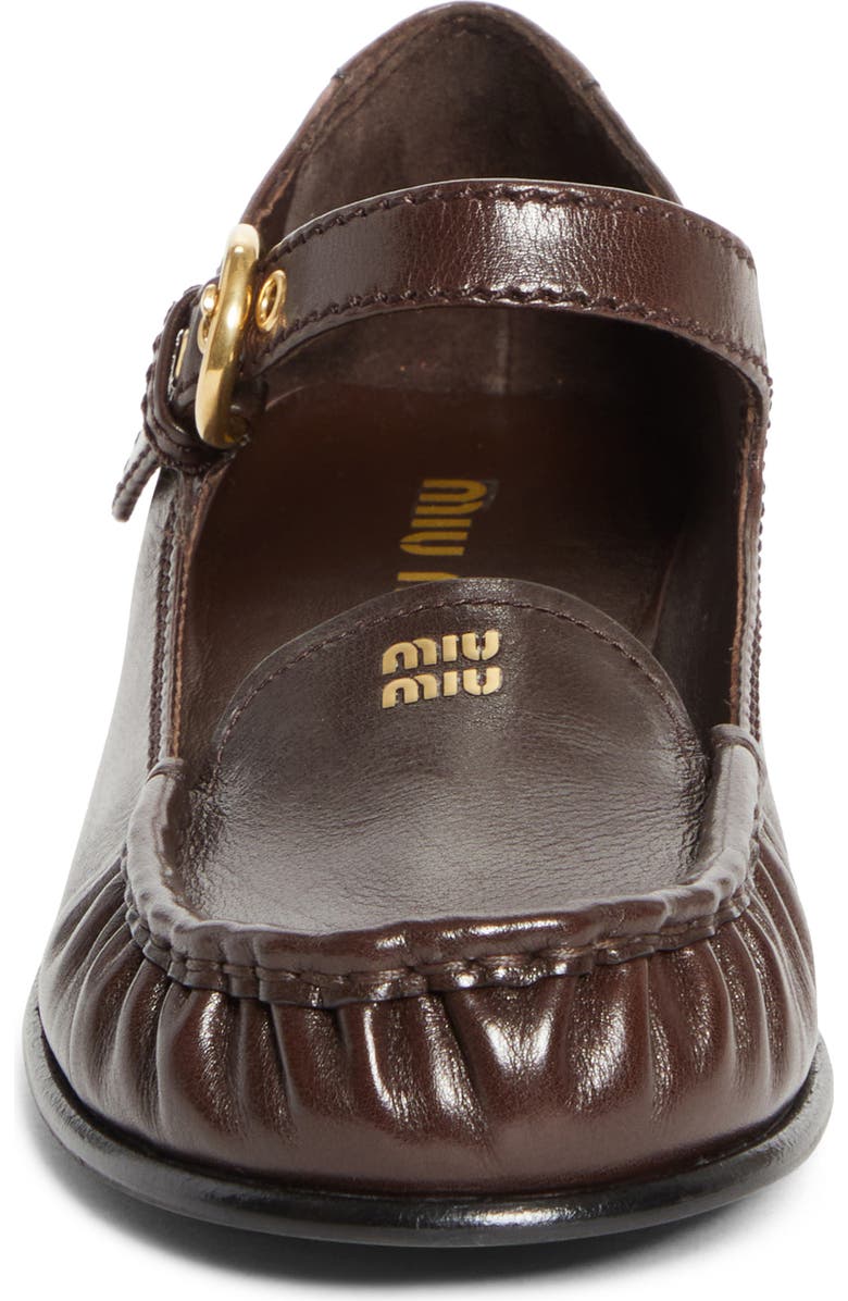 Miu Miu Mary Jane Loafer, Alternate, color, Moro