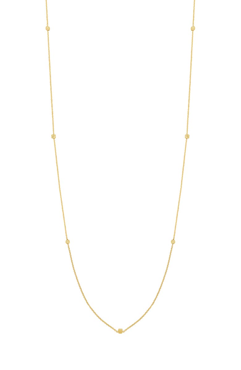 Bony Levy 14K Gold Geometric Station Necklace, Main, color, 
