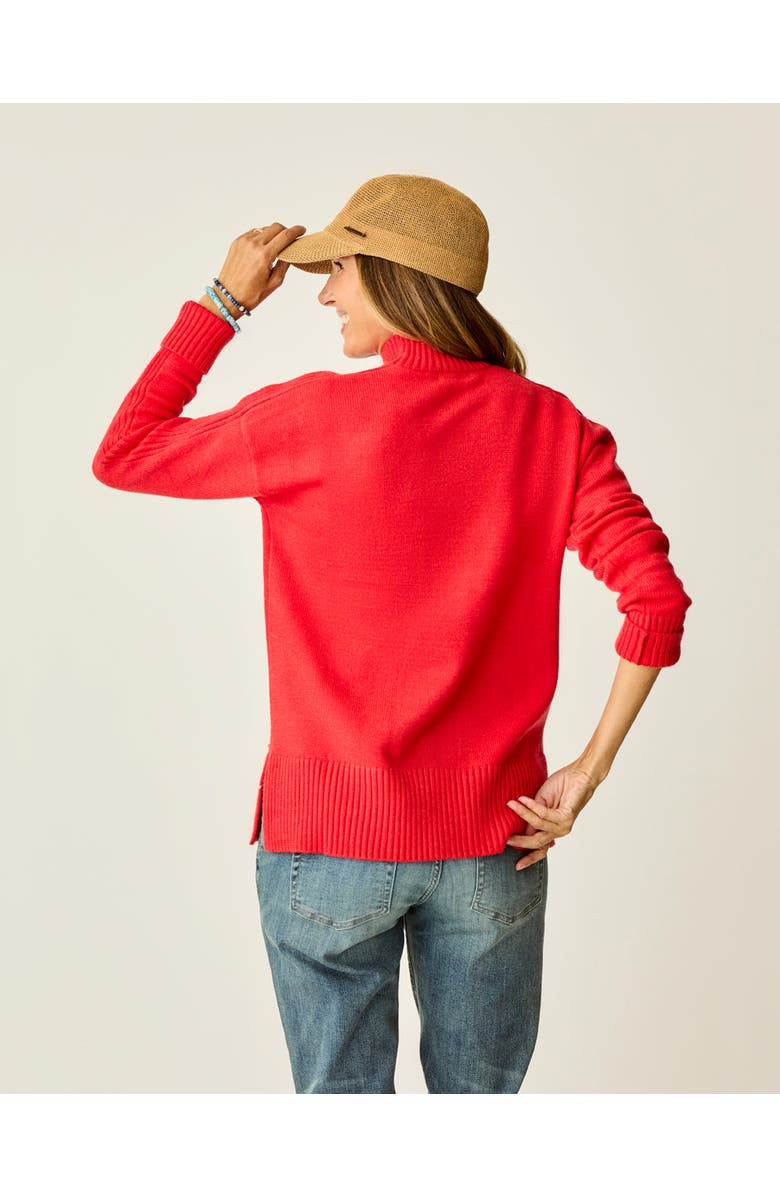 Carve Designs Woodward Sweater, Alternate, color, Poinsettia