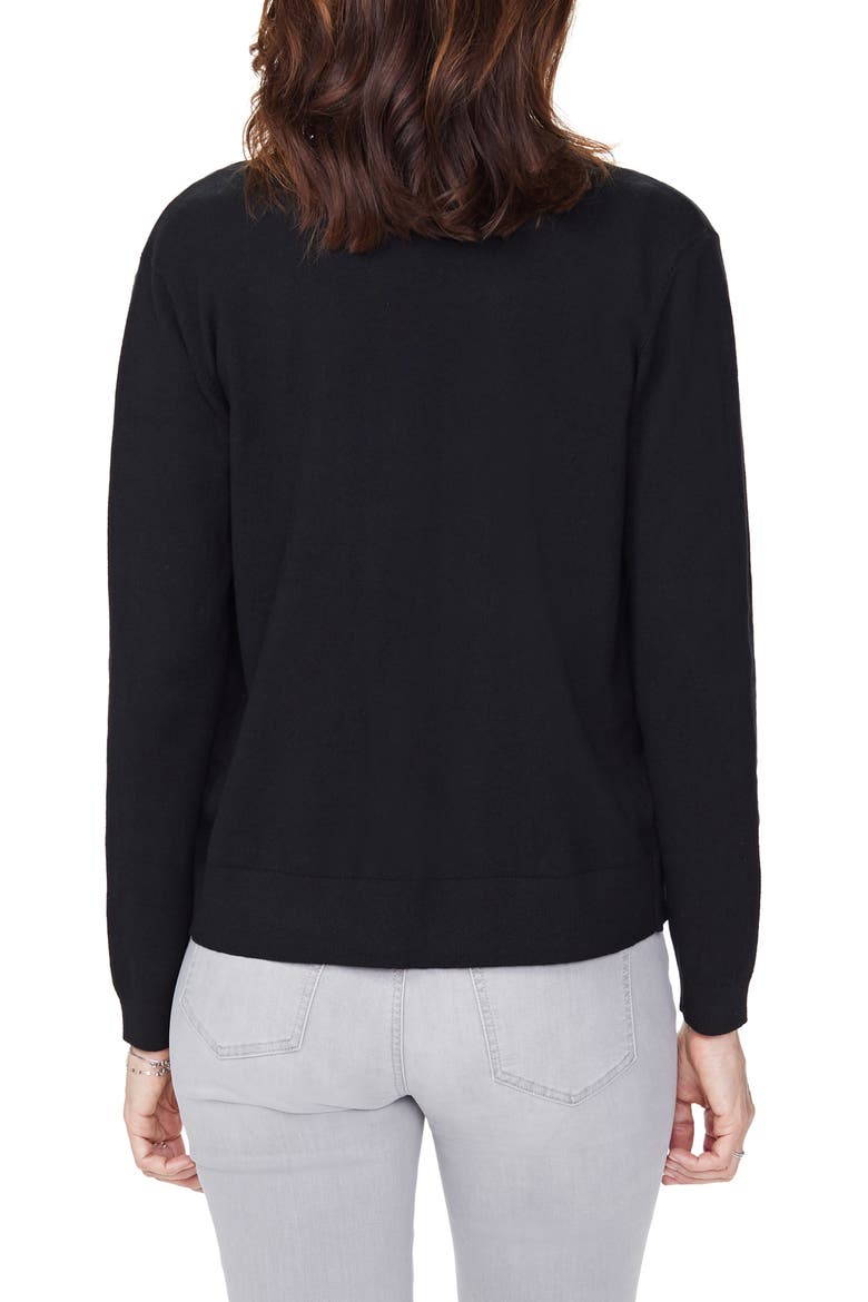Twin Cardigan, Alternate, color, BLACK