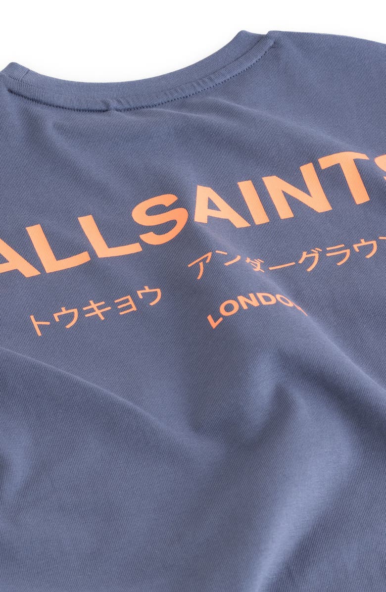 smALLSAINTS by ALLSAINTS Kids' Underground Oversize Cotton Graphic T-Shirt, Alternate, color, Blue