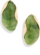 Cara Statement Button Stud Earrings
