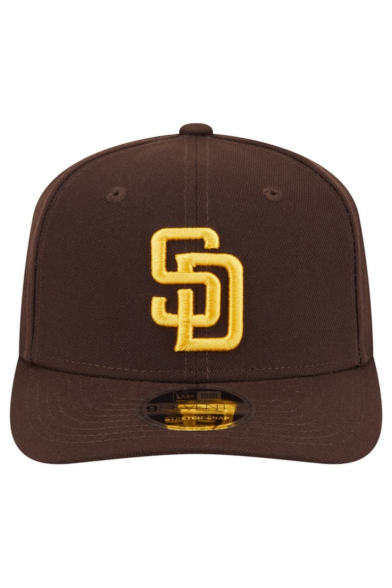 Men's New Era  Brown San Diego Padres Performance 9SEVENTY Adjustable Hat, Alternate, color, Brown