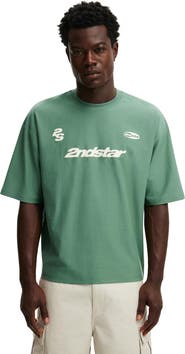 Cotton On Men's Cropped Fit Graphic T-Shirt
