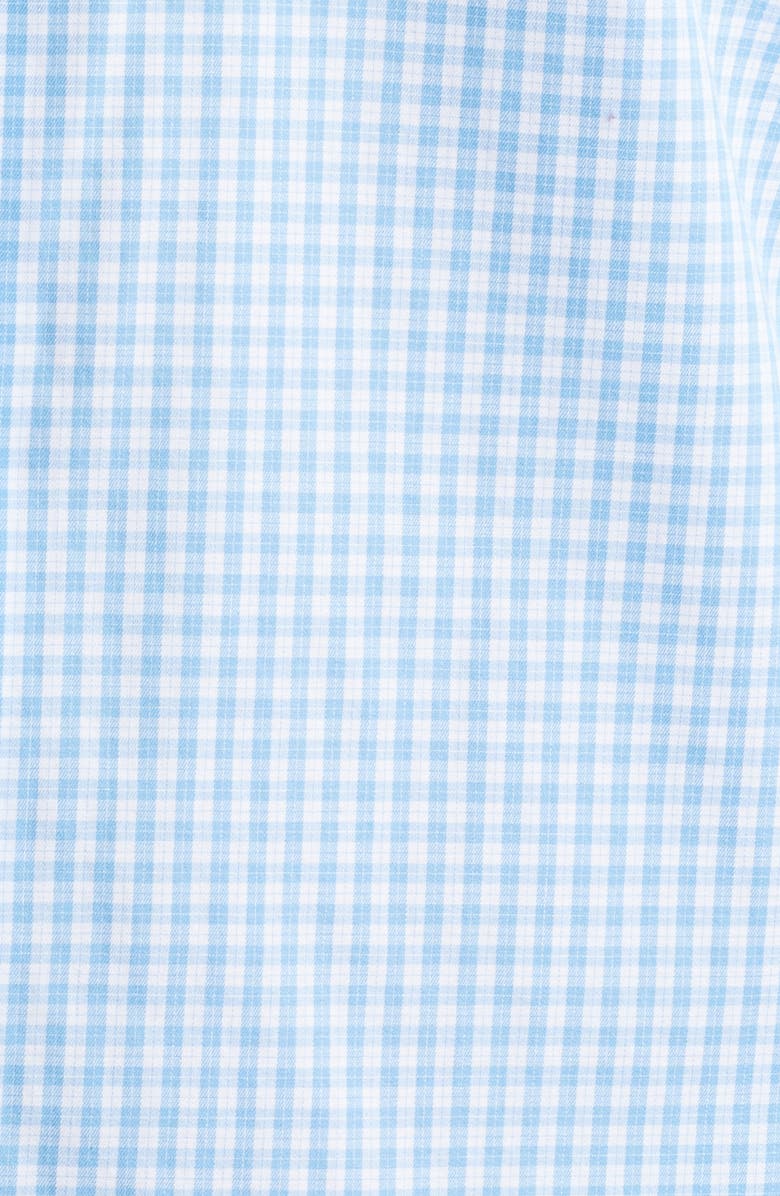 Peter Millar Crown Crafted Capri Cotton Sport Shirt, Alternate, color, Fountain Blue