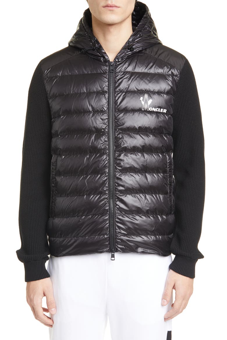 Quilted Jacket, Main, color, BLACK