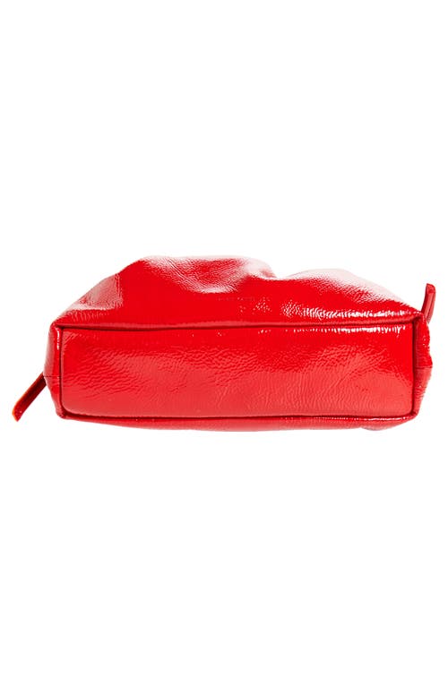 Mansur Gavriel Mini Cloud Leather Clutch In Poppy