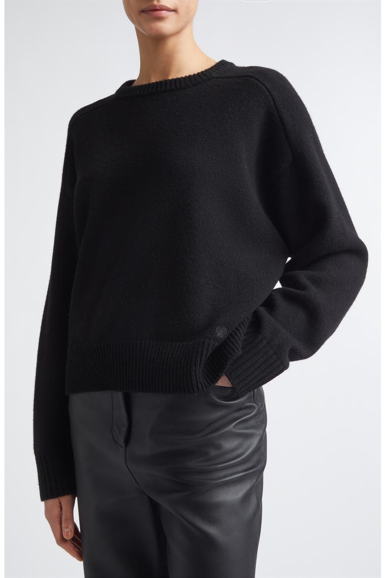 Breha Cashmere Sweater, Alternate, color, BLACK