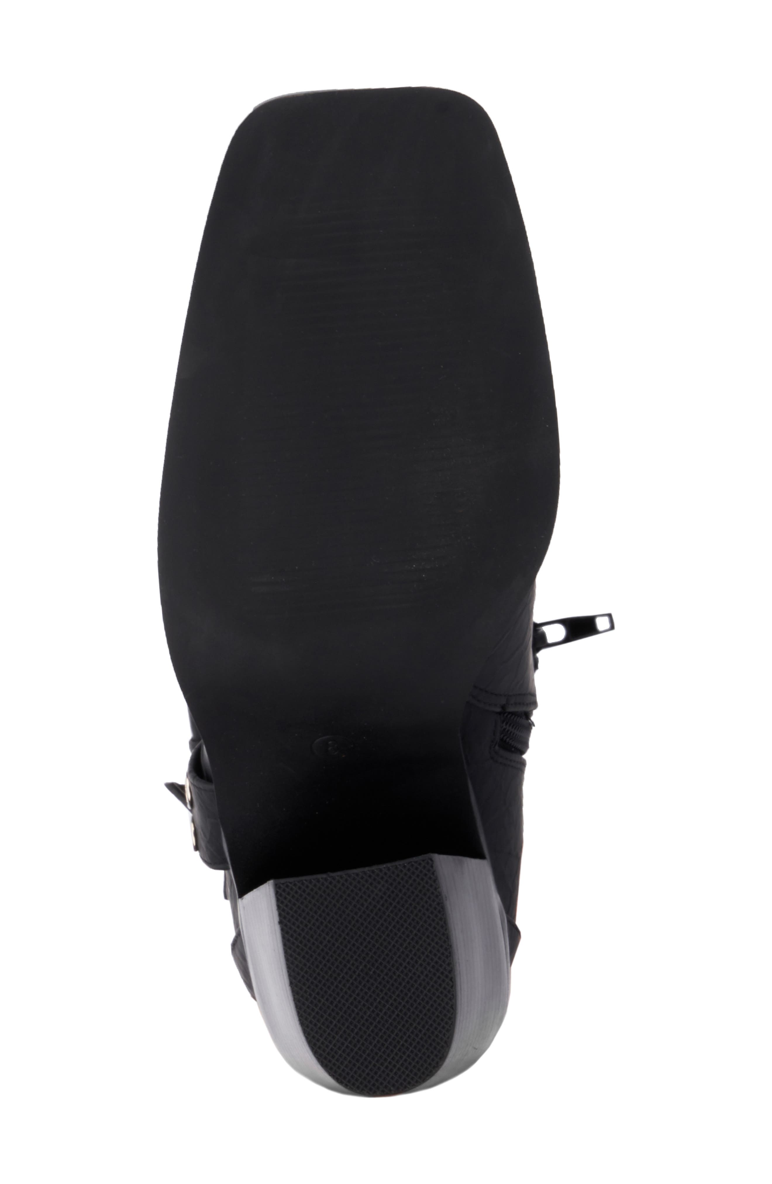 OLIVIA MILLER Tarot Card Studded Boot, Alternate, color, Black