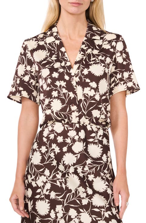Short Sleeve Button-Up Camp Shirt