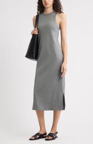 Nordstrom Stretch Cotton Ribbed Tank Dress