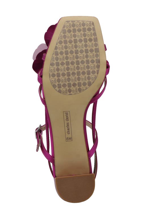 Charles David Deb Slingback Mary Jane Sandal In Magenta