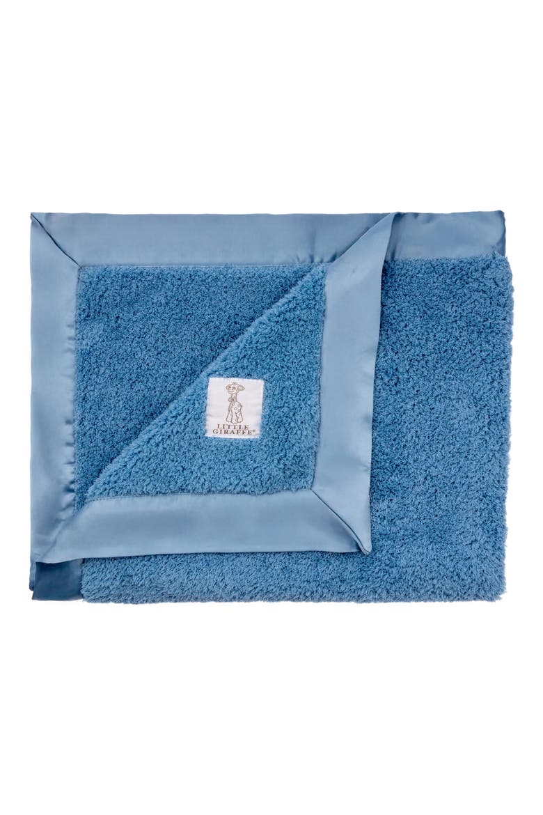 Chenille Blanket, Main, color, CORNFLOWER