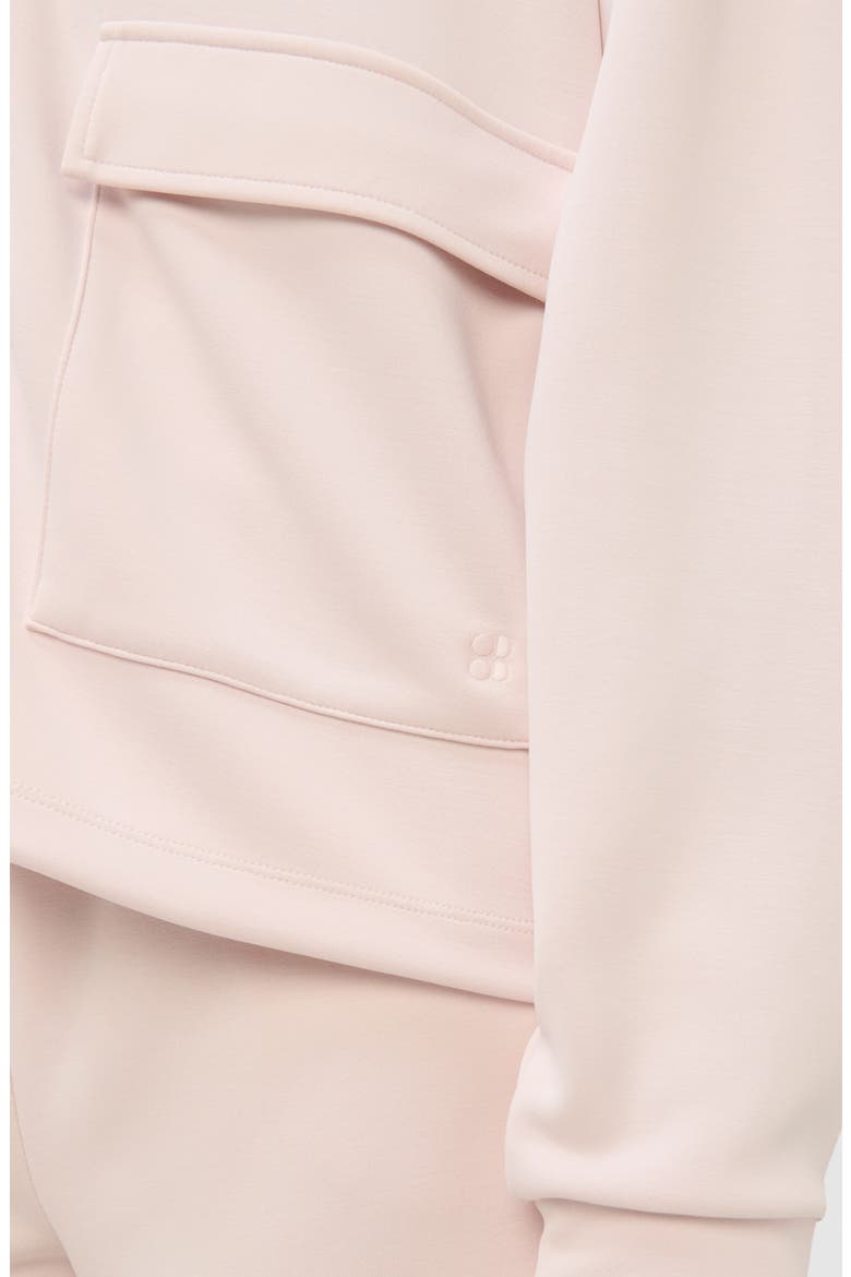 Sand Wash Cloudweight Full Zip Hoodie, Alternate, color, SUNDUST PINK
