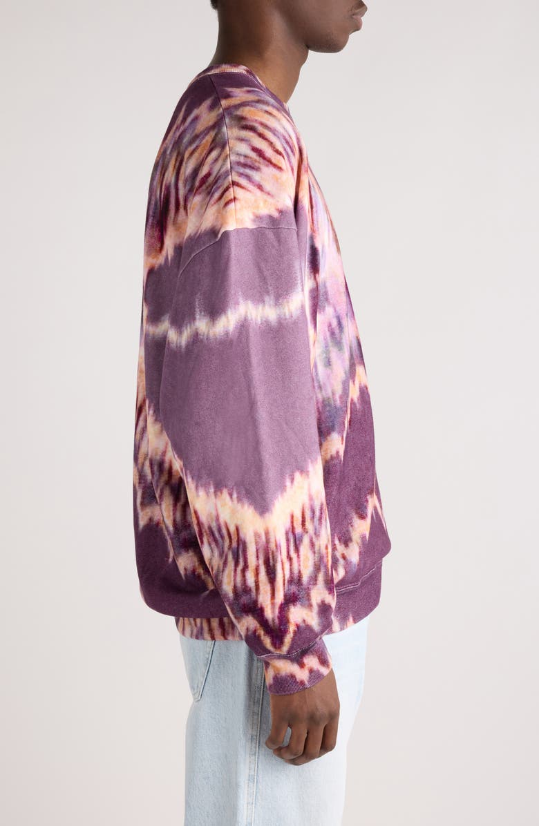 Isabel Marant Dobbie Tie Dye Cotton Sweatshirt, Alternate, color,