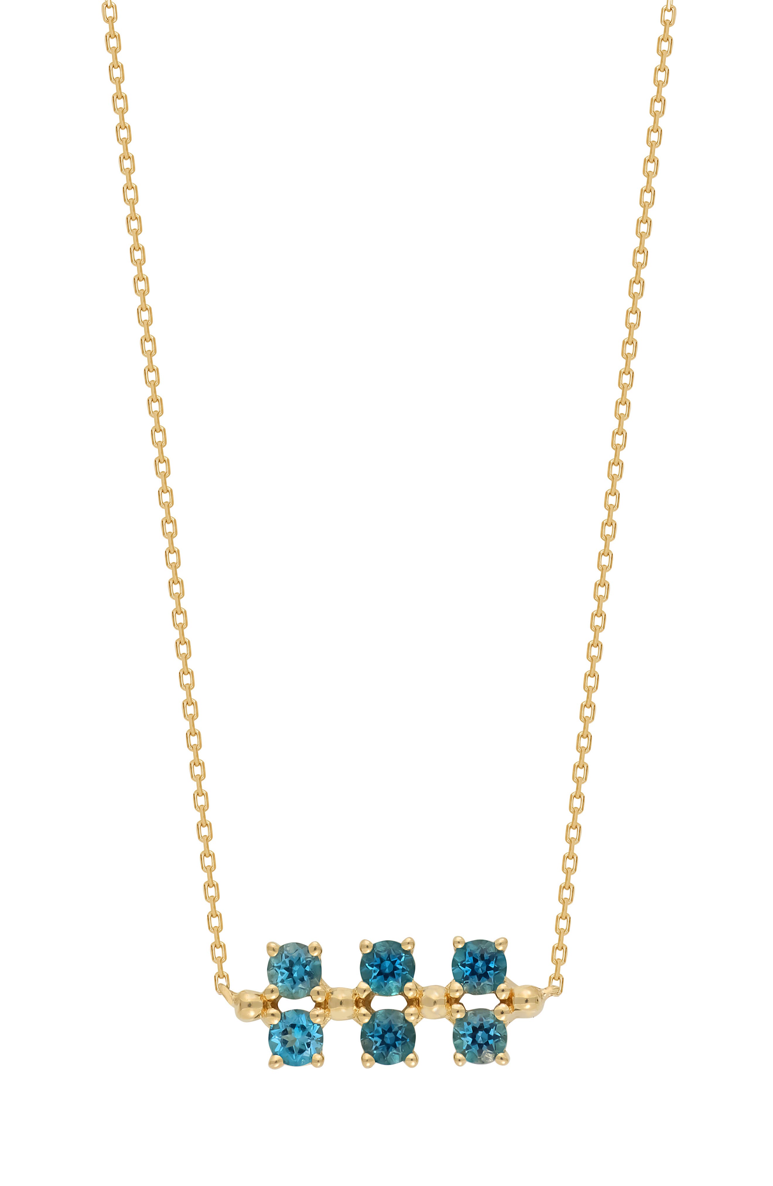 selected 14K YG LONDON BLUE TOPAZ