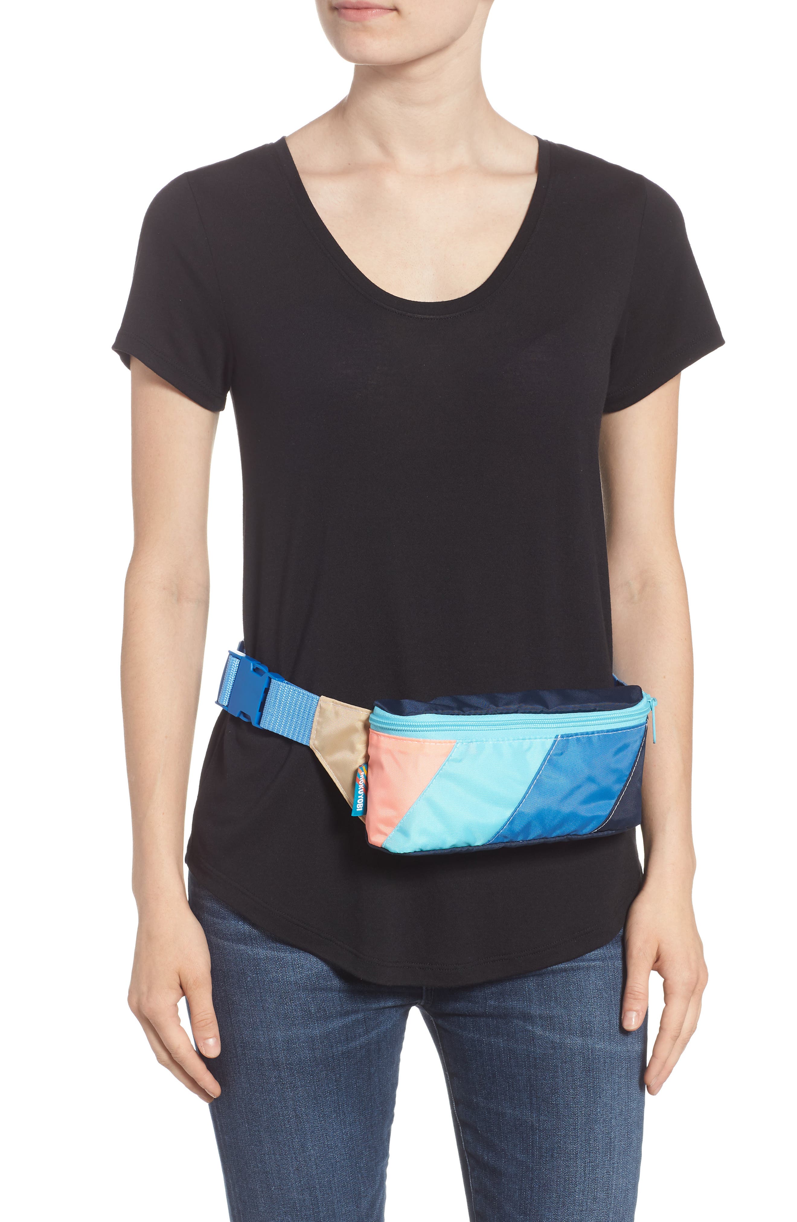 MOKUYOBI Nylon Fanny Pack, Alternate, color, 