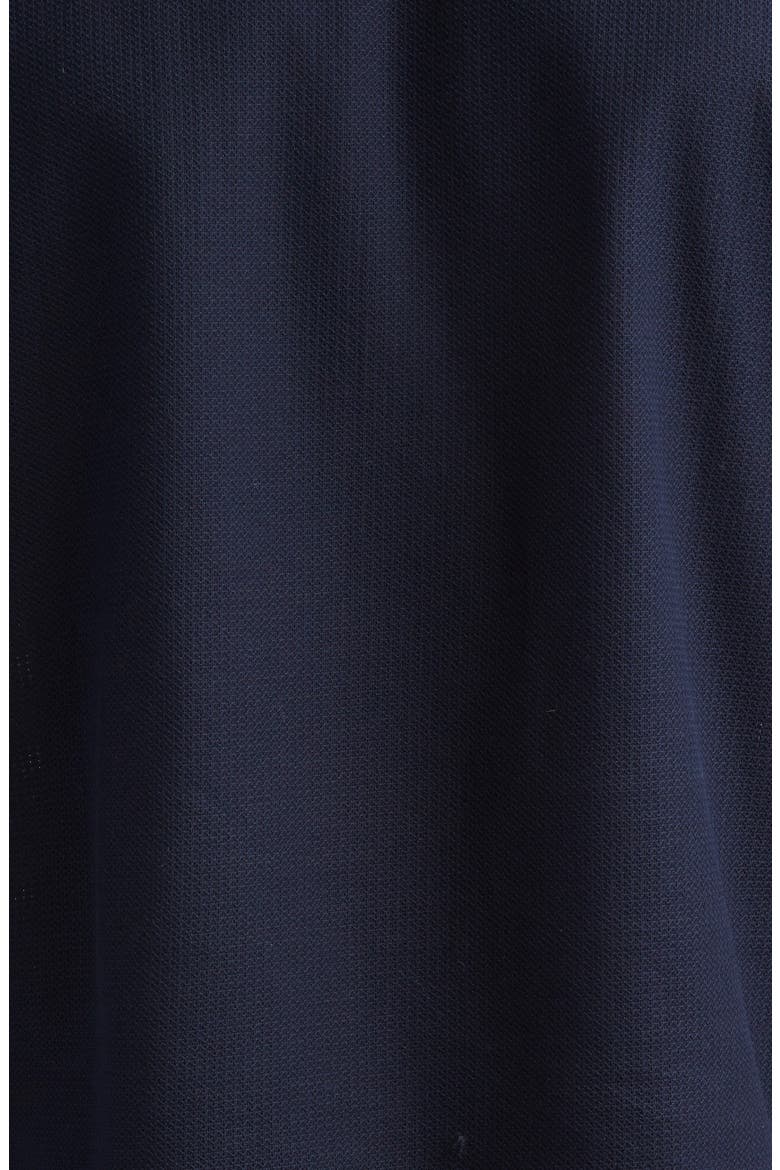 Short Sleeve Textured Jersey Button-Up Shirt, Alternate, color, MIDNIGHT NAVY