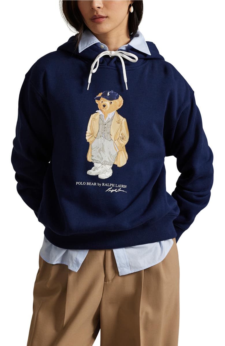 Polo Ralph Lauren Polo Bear Fleece Hoodie, Main, color,