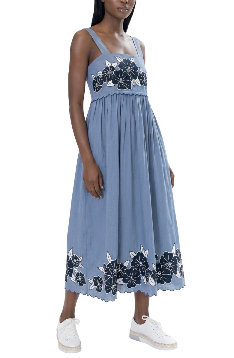 AREA STARS Sindhu Dress, Alternate, color, Chambray