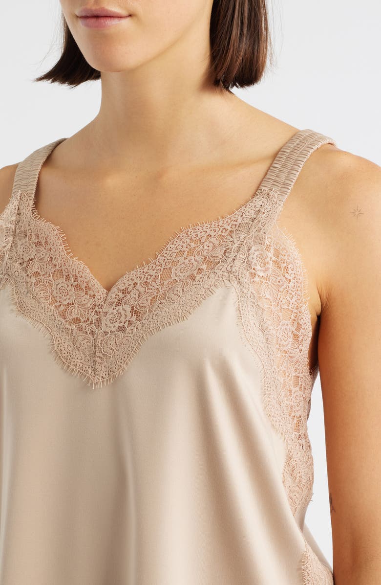 Wit
Wisdom Lace Detail Camisole, Alternate, color, Pale Oak