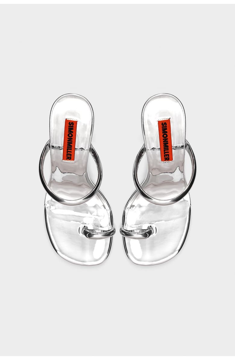 SIMONMILLER Pipe Heel, Alternate, color, Silver