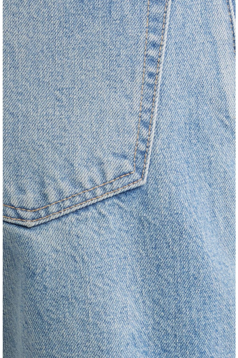 Harrisburg High Waist Denim Shorts, Alternate, color, LIGHT BLUE