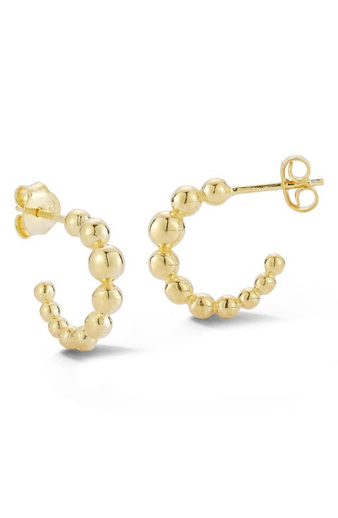 Bubble Hoop Earrings