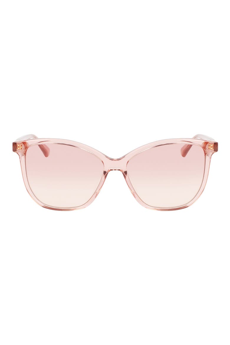 57mm Le Pliage Tea Cup Sunglasses, Main, color, PINK