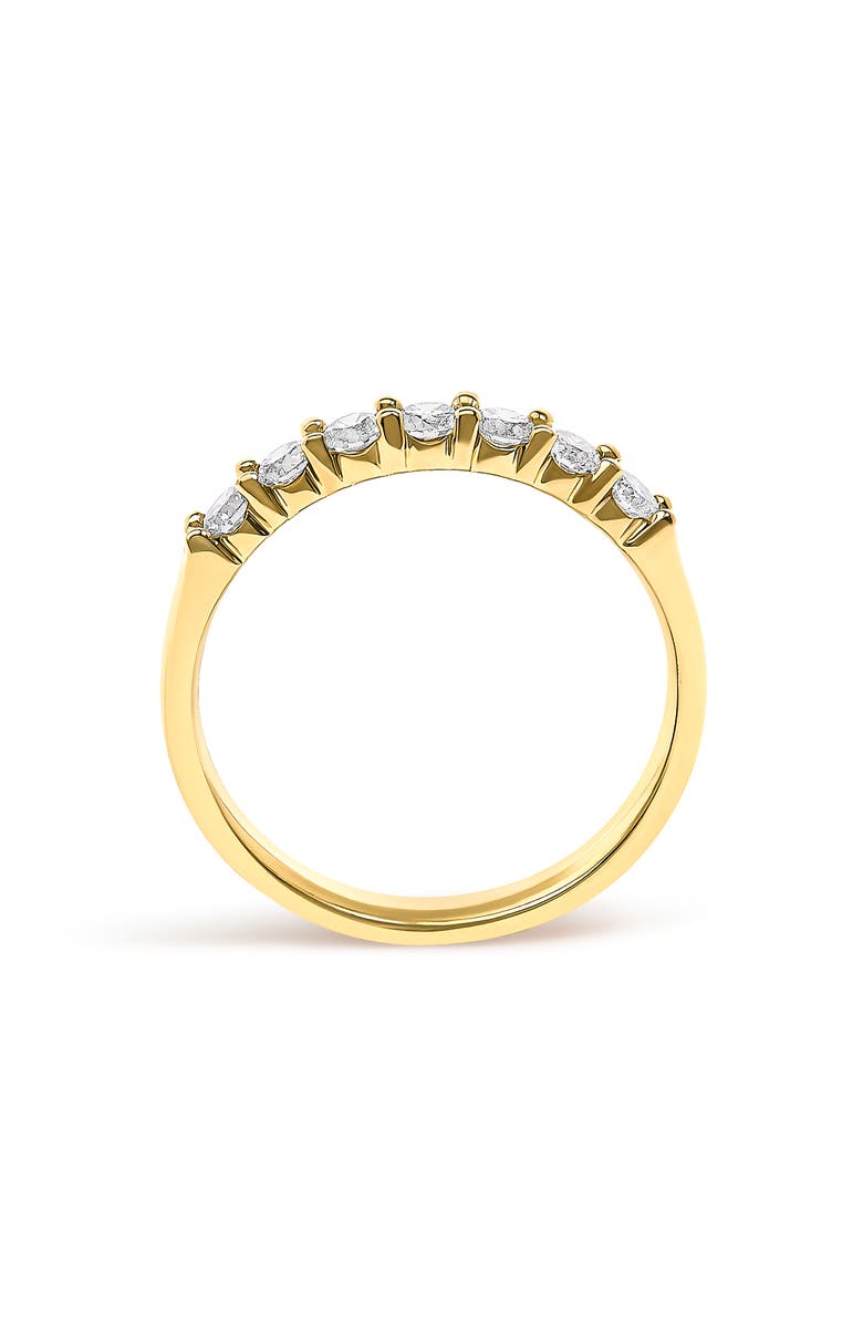 Haus of Brilliance 14K Gold 1/2 Ctw Diamond 7 Stone Band Ring, Alternate, color, Yellow Gold