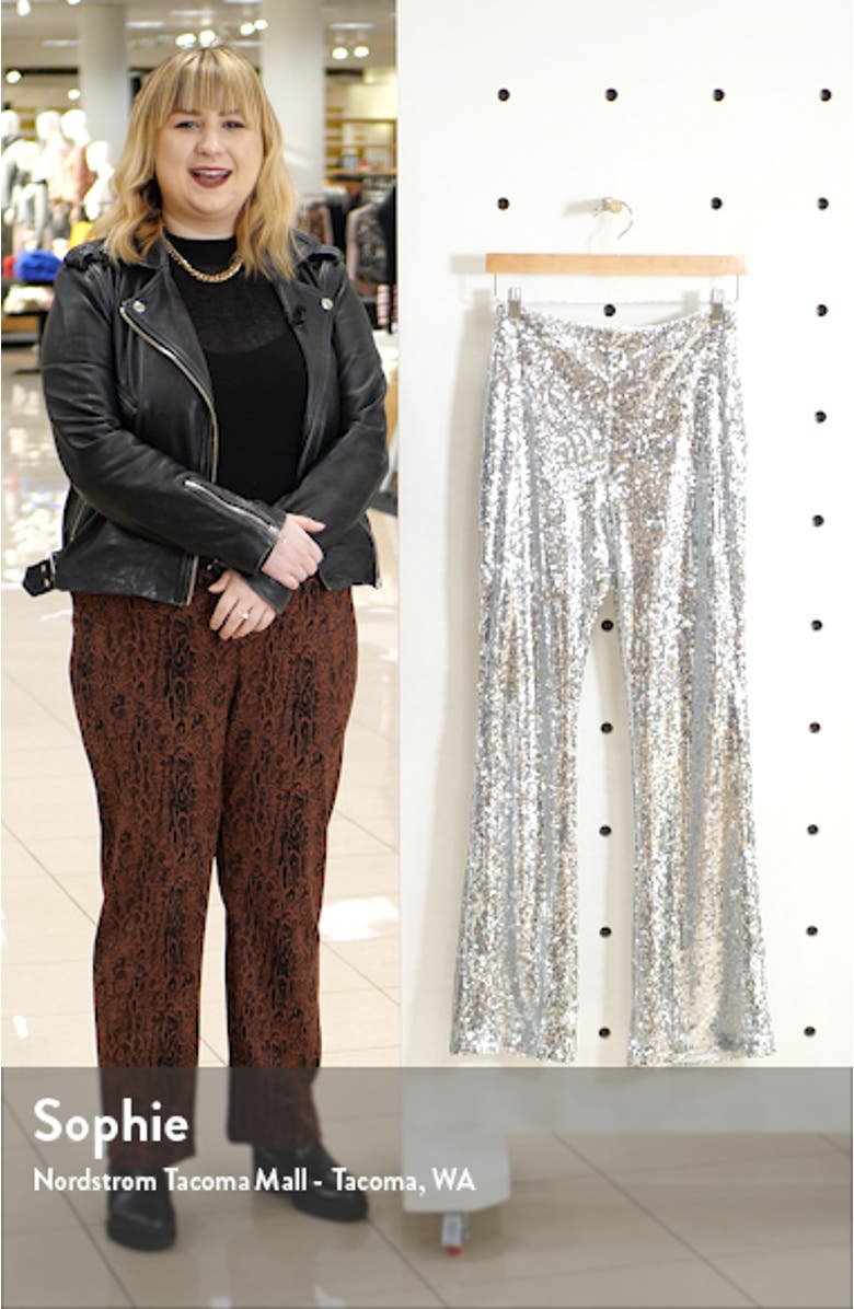 Sequin Flare Pants, sales video thumbnail