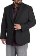 Synrgy Big & Tall Sophisticated Textured Jacket-Relaxer Sport Coat