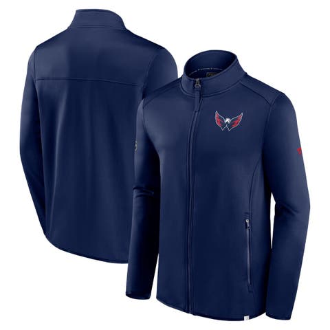 Men's Fanatics  Navy Washington Capitals Authentic Pro Full-Zip Jacket